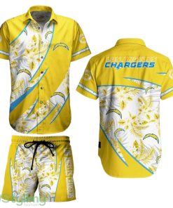 Los Angeles Chargers NFL 3D Print Hawaiian Shirt And Shorts Style Tropical Graphic Summer For Awesome Fans Product Photo 1