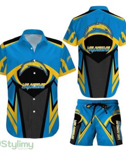 Los Angeles Chargers NFL 3D Printed Hawaiian Shirt And Short Best Gift For Football NFL Fans Product Photo 1