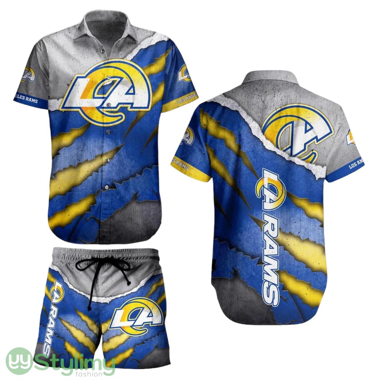 Los Angeles Rams NFL Aloha 3D Hawaiian Shirt And Short Summer Vintage Beach Shirt For Your Loved Ones 1 Los Angeles Rams NFL Aloha 3D Hawaiian Shirt And Short Summer Vintage Beach Shirt For Your Loved Ones Product Photo 1