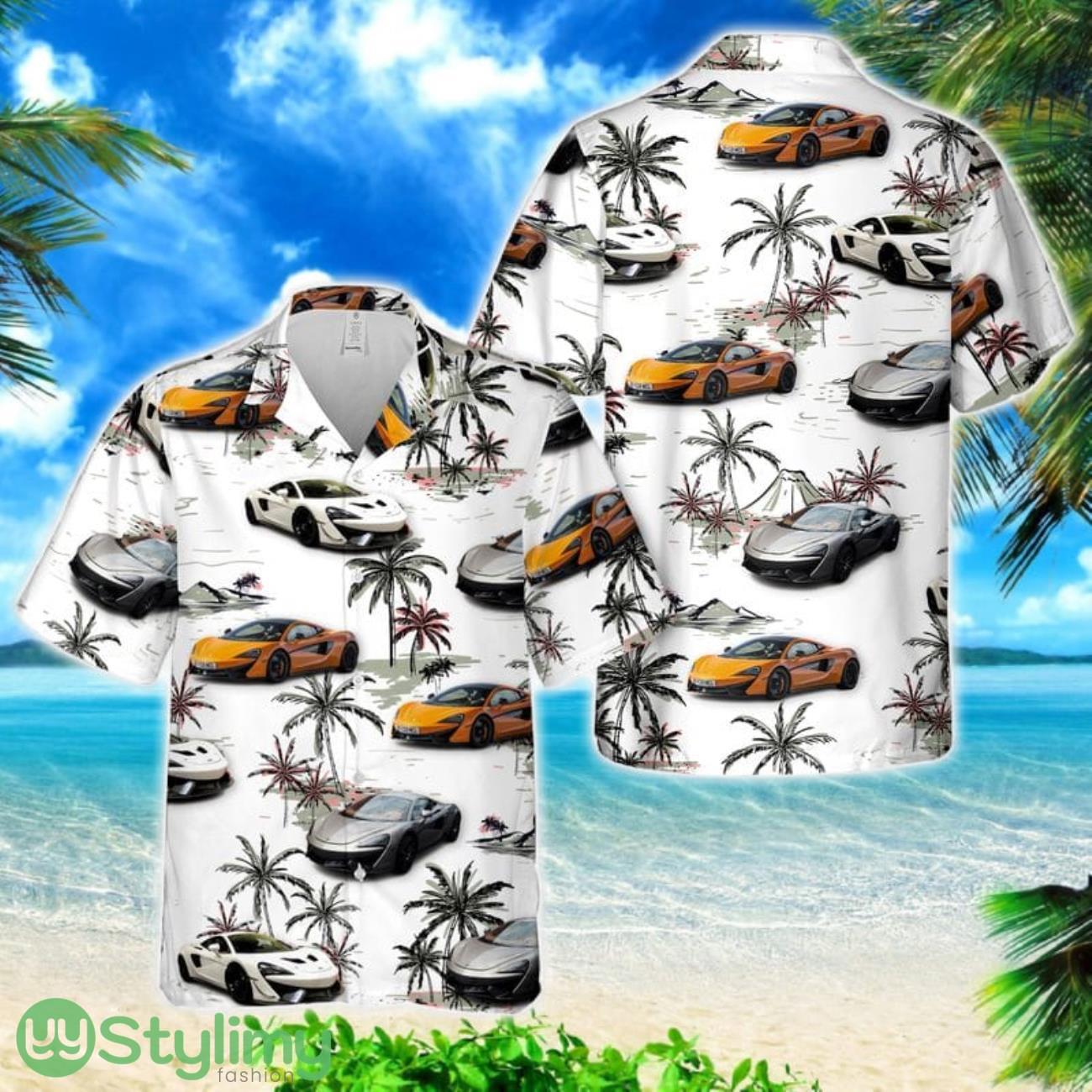 McLaren 570s Coupe Hawaiian Shirt 2 McLaren 570s Coupe Hawaiian Shirt Product Photo 1