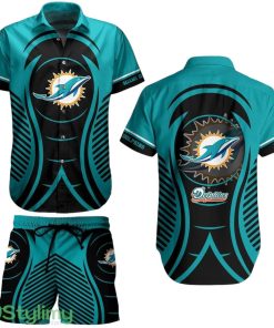 Miami Dolphins NFL Aloha 3D Hawaiian Shirt And Short New Collection Summer Best Gift For Big Fans Product Photo 1