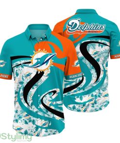 Miami Dolphins Nfl Hawaiian Shirt 3D Printed Aloha Shirt For Men Women Product Photo 1