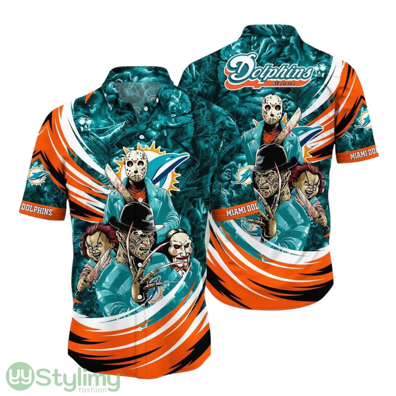 Miami Dolphins NFL Hawaiian Shirt 3D Printed Gift For Fans 2 Miami Dolphins NFL Hawaiian Shirt 3D Printed Gift For Fans Product Photo 1