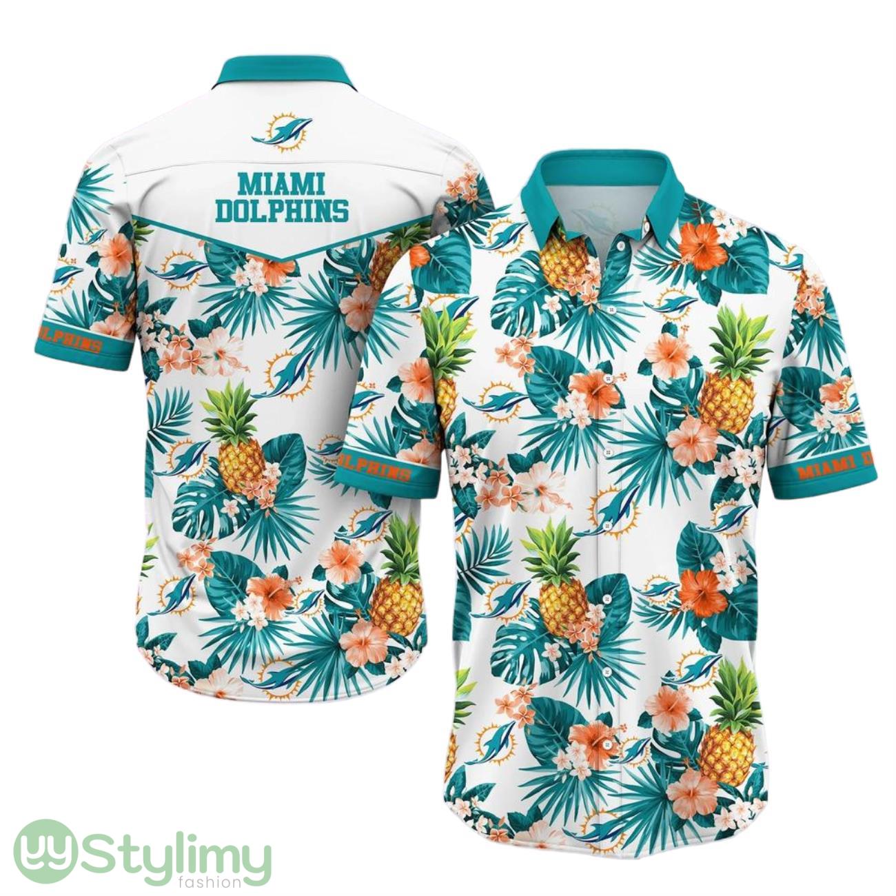 Miami Dolphins NFL Hawaiian Shirt 3D Printed Tropical Pattern Graphic Hawaii Shirt For Fan Ever 2 Miami Dolphins NFL Hawaiian Shirt 3D Printed Tropical Pattern Graphic Hawaii Shirt For Fan Ever Product Photo 1