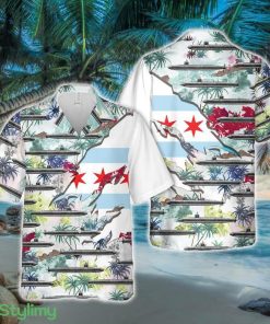 Navy USS Chicago (SSN-721) Hawaiian Shirt - Navy USS Chicago (SSN-721) Hawaiian Shirt