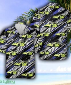 Neon Yellow Porsche 911 RSR GT3 Hawaiian Shirt - Neon Yellow Porsche 911 RSR GT3 Hawaiian Shirt