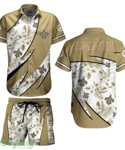 New Orleans Saints NFL Aloha 3D Hawaiian Shirt And Short Style Tropical Graphic Summer For Awesome Fans Product Photo 1