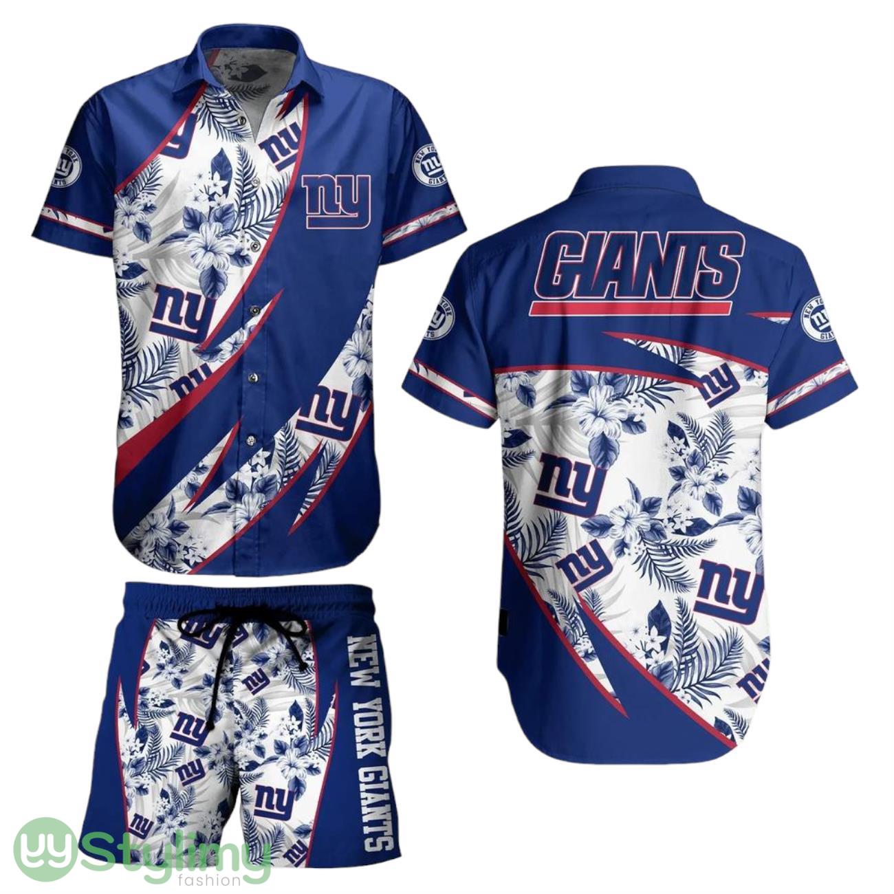 New York Giants NFL Aloha 3D Hawaiian Shirt And Short Style Tropical Graphic Summer For Awesome Fans 1 New York Giants NFL Aloha 3D Hawaiian Shirt And Short Style Tropical Graphic Summer For Awesome Fans Product Photo 1