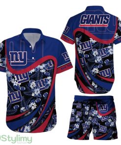 New York Giants NFL Aloha 3D Hawaiian Shirt And Short Tropical Pattern Beach Shirt New Gift For Sports Fans Product Photo 1
