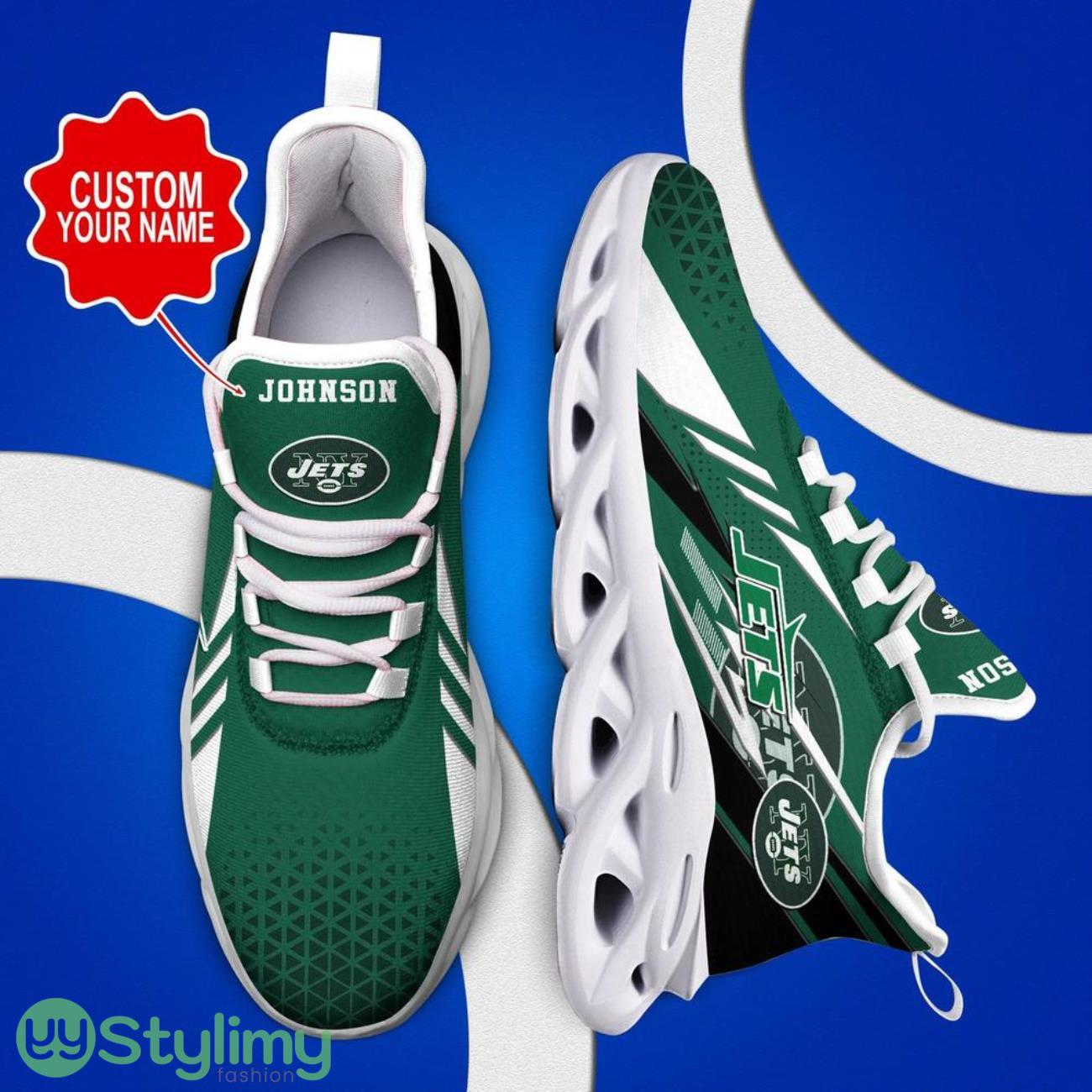 New York Jets NFL Max Soul Shoes Custom Name Sneakers Hot Trending Running Sneakers 4 New York Jets NFL Max Soul Shoes Custom Name Sneakers Hot Trending Running Sneakers Product Photo 4