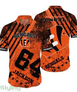 Nfl Cincinnati Bengals Hawaiian Shirt 3D Printed Aloha Beach Shirt Product Photo 1
