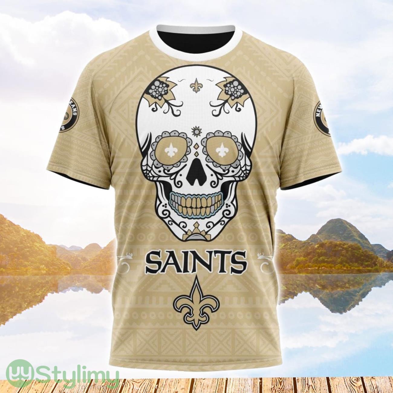 NFL New Orleans Saints All Over Print 3D T Shirt Gift For Fans Show Your Team Spirit 2 NFL New Orleans Saints All Over Print 3D T Shirt Gift For Fans Show Your Team Spirit Product Photo 1