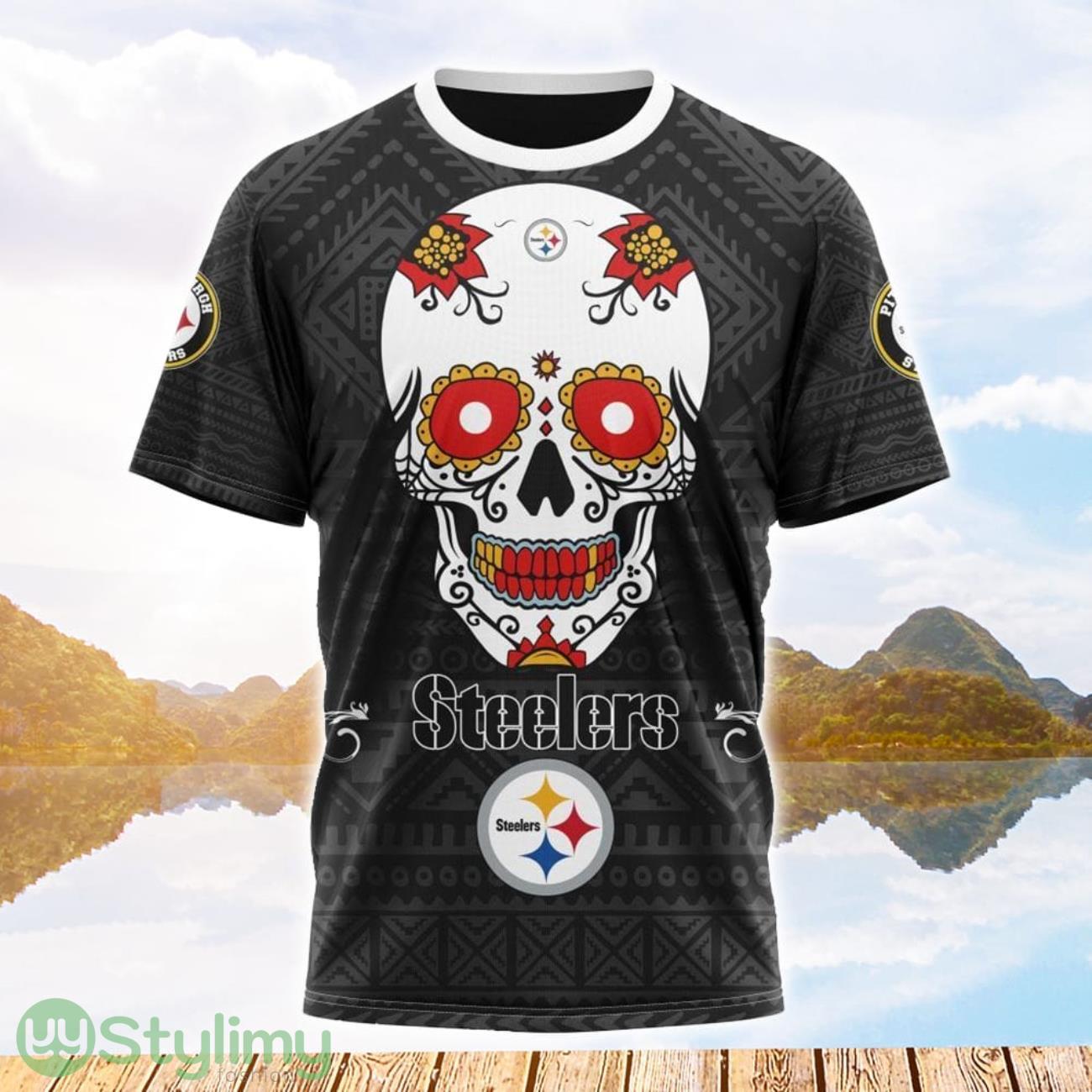NFL Pittsburgh Steelers All Over Print 3D T Shirt Gift For Fans Show Your Team Spirit 2 NFL Pittsburgh Steelers All Over Print 3D T Shirt Gift For Fans Show Your Team Spirit Product Photo 1