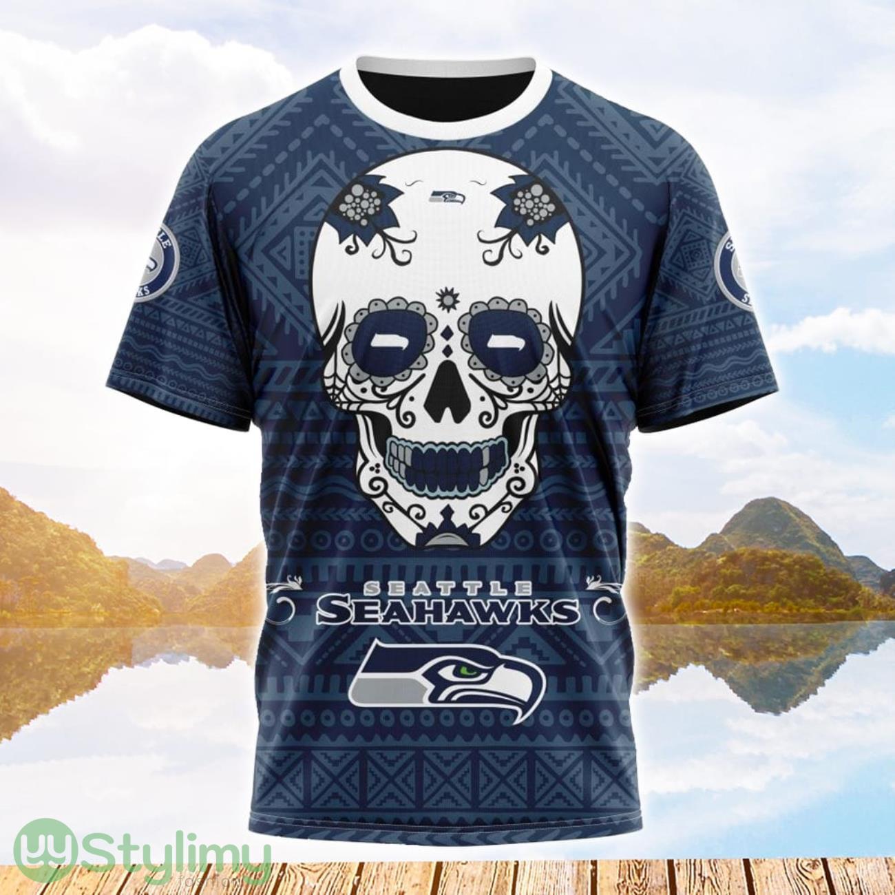 NFL Seattle Seahawks All Over Print 3D T Shirt Gift For Fans Show Your Team Spirit 2 NFL Seattle Seahawks All Over Print 3D T Shirt Gift For Fans Show Your Team Spirit Product Photo 1