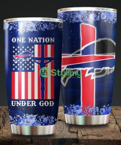 One Nation Under God Buffalo Bills NFL Beautiful Design Tumbler Product Photo 1