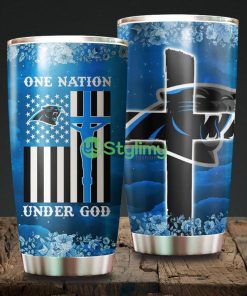 One Nation Under God Carolina Panthers NFL Beautiful Design Tumbler Product Photo 1