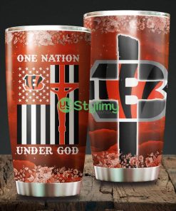 One Nation Under God Cincinnati Bengals NFL Beautiful Design Tumbler Product Photo 1