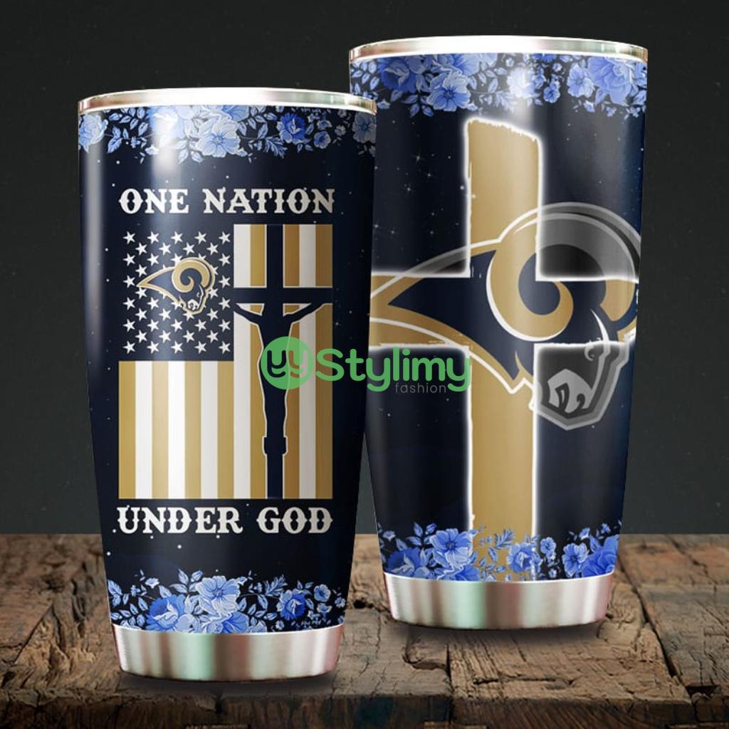 One Nation Under God Los Angeles Rams NFL Beautiful Design Tumbler 2 One Nation Under God Los Angeles Rams NFL Beautiful Design Tumbler Product Photo 1