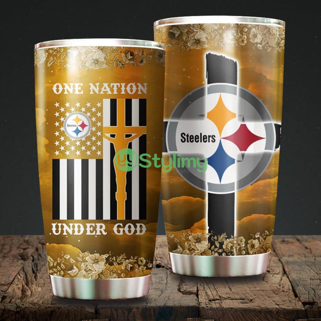 One Nation Under God Pittsburgh Steelers NFL Beautiful Design Tumbler 2 One Nation Under God Pittsburgh Steelers NFL Beautiful Design Tumbler Product Photo 1