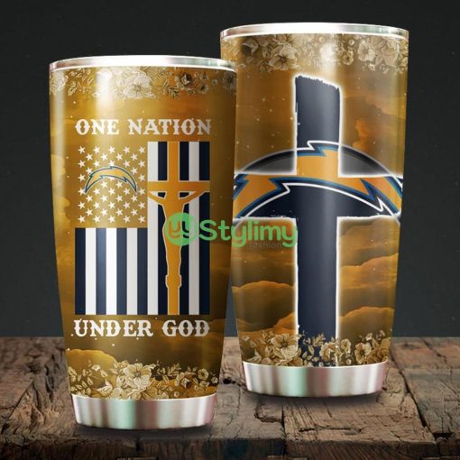 One Nation Under God San Diego Chargers NFL Beautiful Design Tumbler