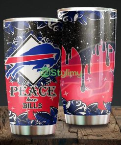 Peace Love Buffalo Bills NFL Beautiful Design Tumbler Product Photo 1