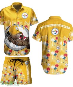 Pittsburgh Steelers NFL Aloha 3D Hawaiian Shirt Groot Graphic New Summer Perfect Best Gift Ever Product Photo 1