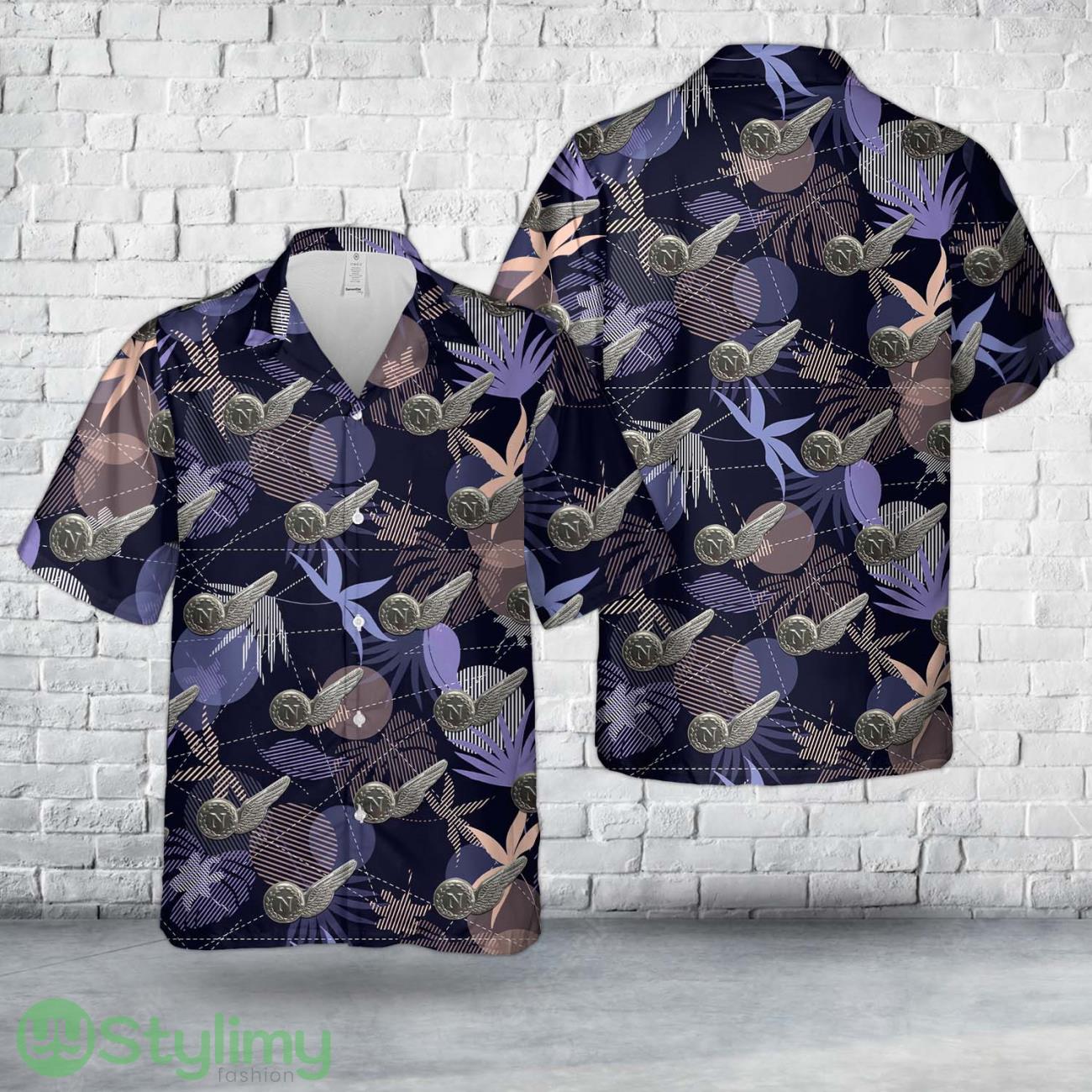 Royal New Zealand Air Force (RNZAF) Navigator in WWII Hawaiian Shirt 2 Royal New Zealand Air Force (RNZAF) Navigator in WWII Hawaiian Shirt Product Photo 1