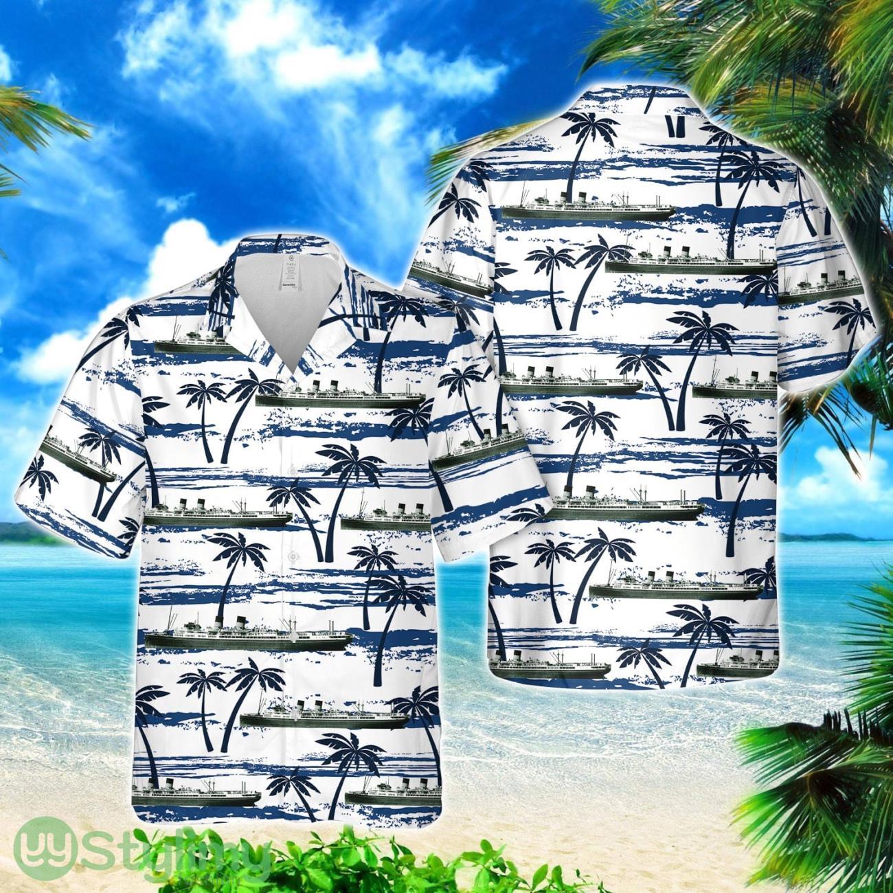 Royal New Zealand Navy HMNZS Monowai (F59) In WWII Hawaiian Shirt 2 Royal New Zealand Navy HMNZS Monowai (F59) In WWII Hawaiian Shirt Product Photo 1