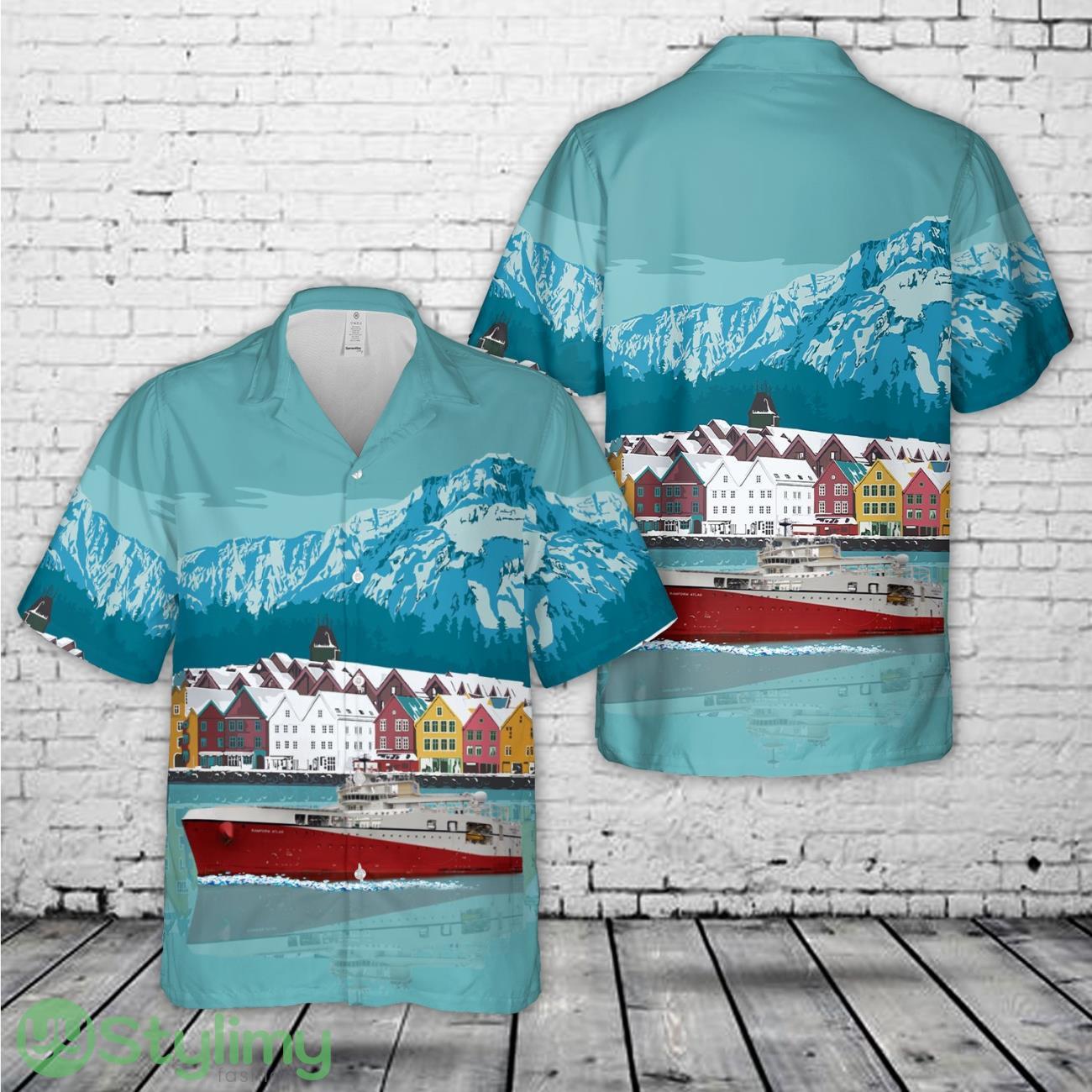 Seismic Vessels Ramform Atlas Ship 3D Hawaiian Shirt Summer Trending Gift 2 Seismic Vessels Ramform Atlas Ship 3D Hawaiian Shirt Summer Trending Gift Product Photo 1