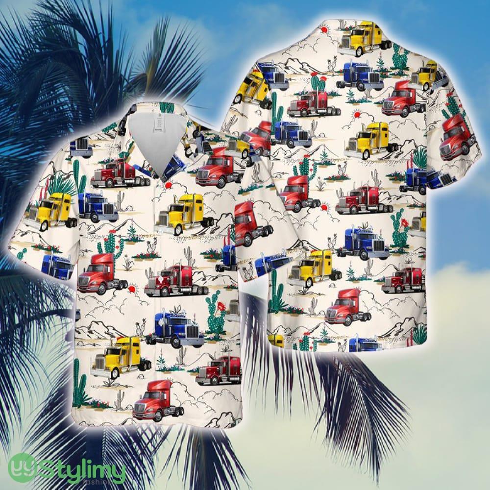 Semi-Trailer Truck Hawaiian Shirt 2 Semi-Trailer Truck Hawaiian Shirt - Semi-Trailer Truck Hawaiian Shirt