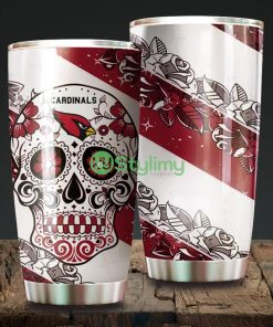 Skull Arizona Cardinals NFL Beautiful Design Tumbler Product Photo 1