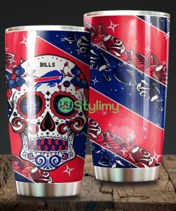 Skull Buffalo Bills NFL Beautiful Design Tumbler Product Photo 1
