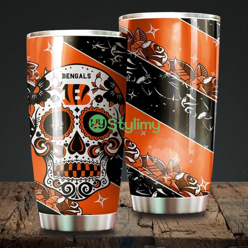 Skull Cincinnati Bengals NFL Beautiful Design Tumbler 2 Skull Cincinnati Bengals NFL Beautiful Design Tumbler Product Photo 1