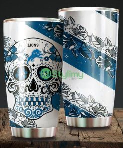 Skull Detroit Lions NFL Beautiful Design Tumbler Product Photo 1