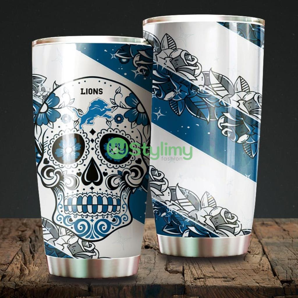 Skull Detroit Lions NFL Beautiful Design Tumbler 1 Skull Detroit Lions NFL Beautiful Design Tumbler Product Photo 1