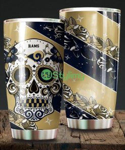 Skull Los Angeles Rams NFL Beautiful Design Tumbler Product Photo 1