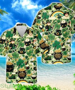 St Patrick's Day Seamless Hawaiian Shirt Product Photo 1