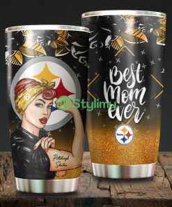 Strong Best Mom Ever Pittsburgh Steelers NFL Beautiful Design Tumbler Product Photo 1