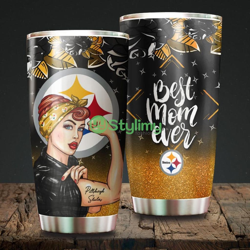 Strong Best Mom Ever Pittsburgh Steelers NFL Beautiful Design Tumbler 2 Strong Best Mom Ever Pittsburgh Steelers NFL Beautiful Design Tumbler Product Photo 1