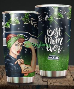 Strong Best Mom Ever Seattle Seahawks NFL Beautiful Design Tumbler Product Photo 1