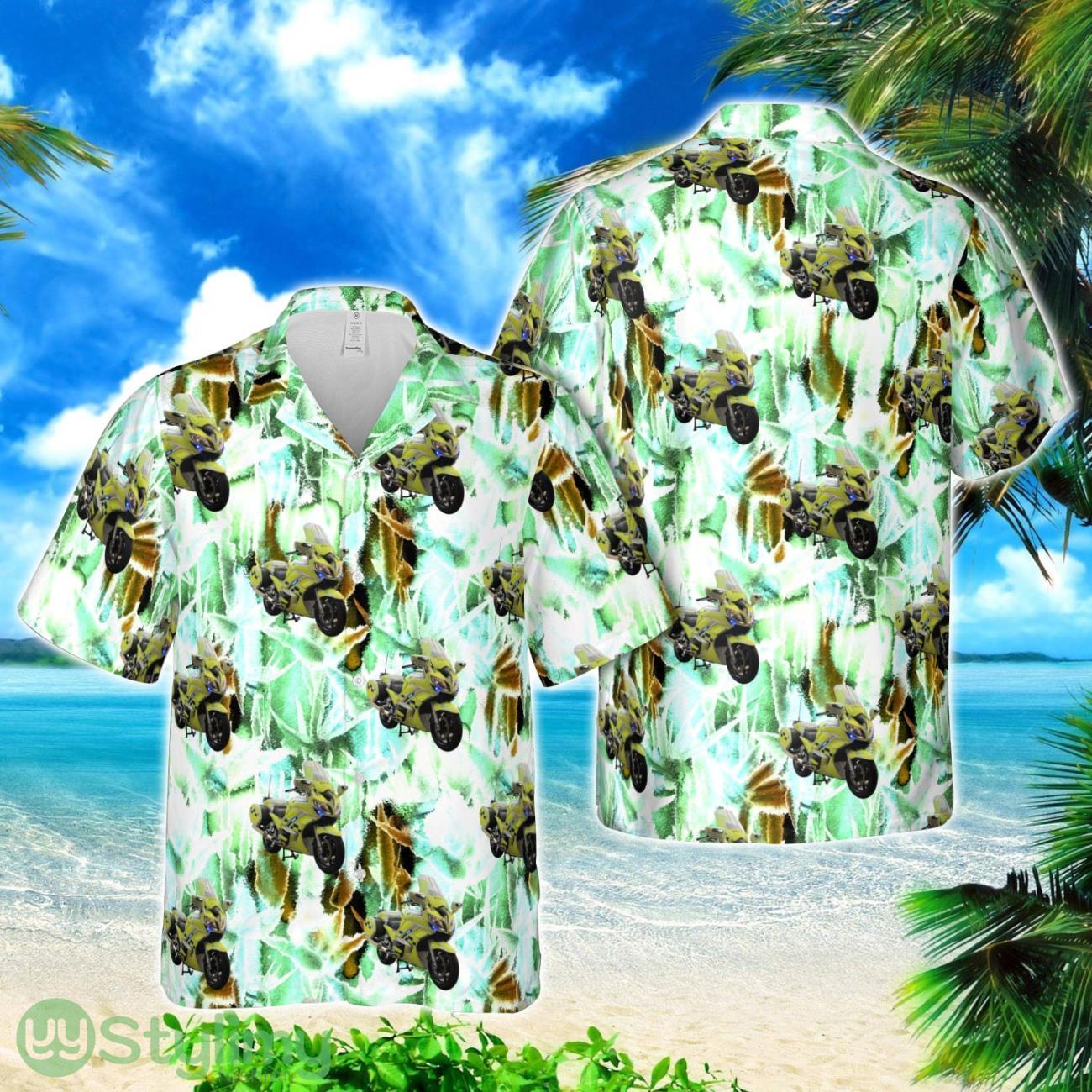 Surrey Police Brand New Yamaha FJR1300 Roads Policing Unit Traffic Bike Hawaiian Shirt 2 Surrey Police Brand New Yamaha FJR1300 Roads Policing Unit Traffic Bike Hawaiian Shirt Product Photo 1