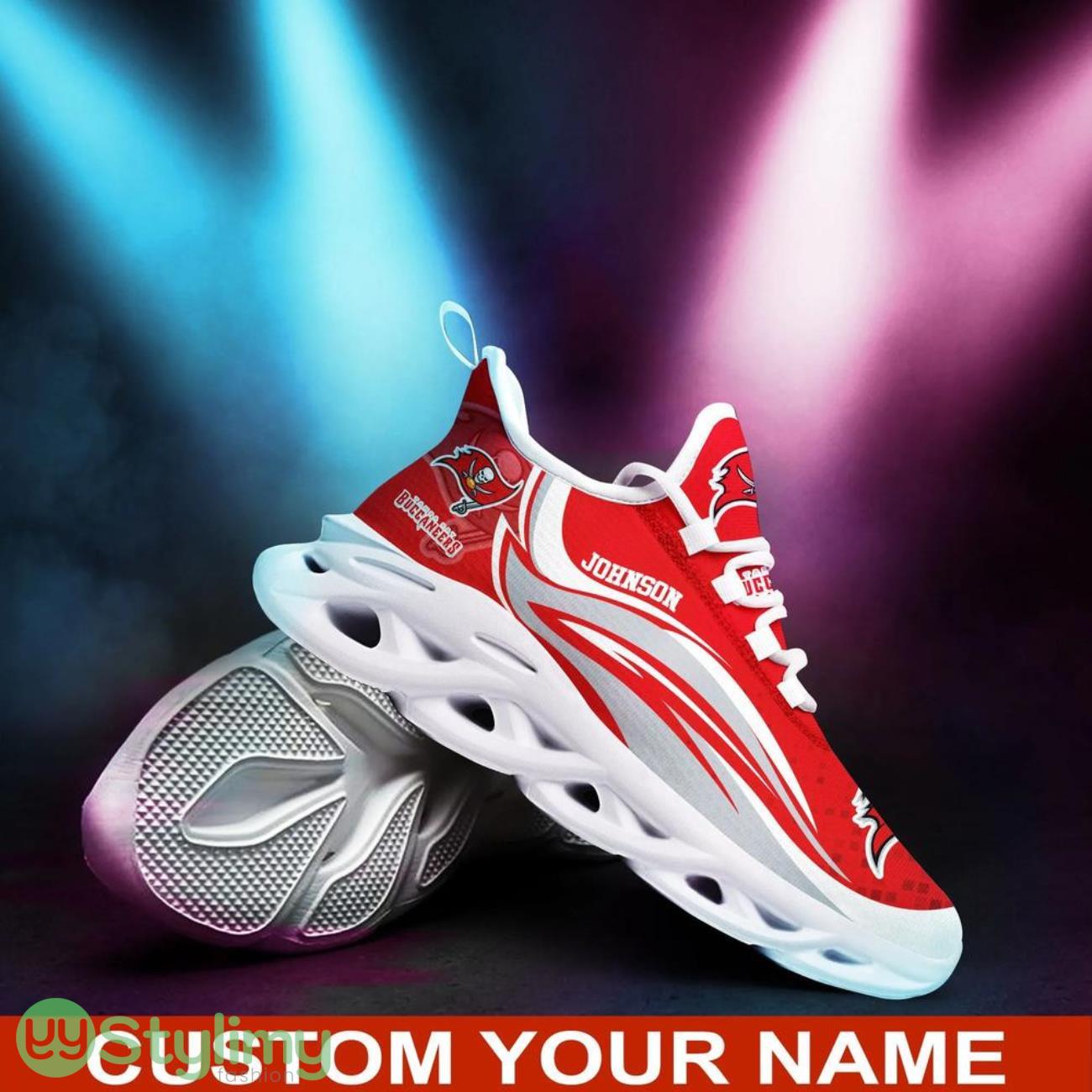 Tampa Bay Buccaneers NFL Max Soul Shoes Custom Name Sneakers Personalized Shoes For NFL Big Fans 3 Tampa Bay Buccaneers NFL Max Soul Shoes Custom Name Sneakers Personalized Shoes For NFL Big Fans Product Photo 3