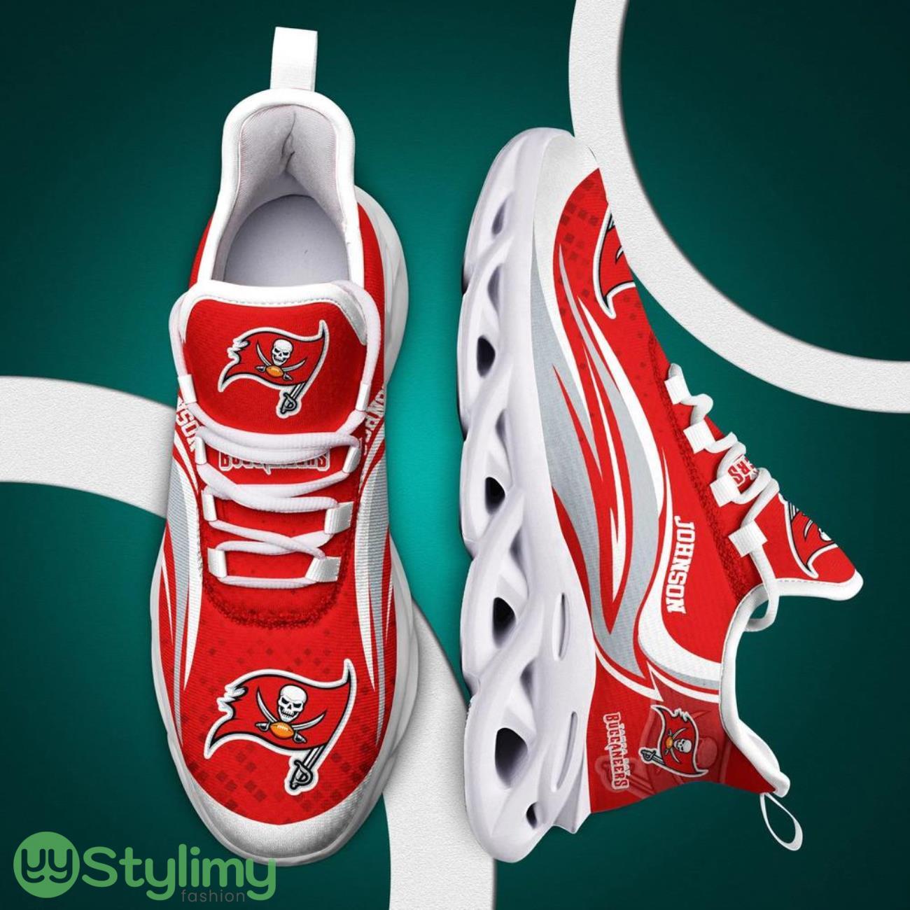 Tampa Bay Buccaneers NFL Max Soul Shoes Custom Name Sneakers Personalized Shoes For NFL Big Fans 4 Tampa Bay Buccaneers NFL Max Soul Shoes Custom Name Sneakers Personalized Shoes For NFL Big Fans Product Photo 4