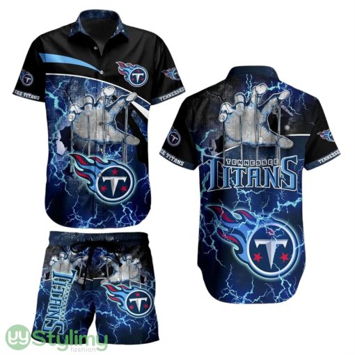 Tennessee Titans NFL 3D All Printed Aloha Hawaiian Shirt And Short Style Summer