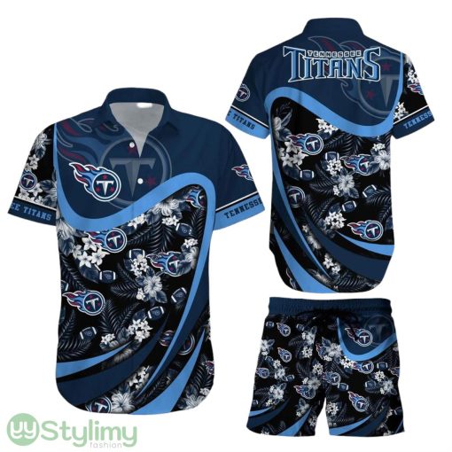 Tennessee Titans NFL 3D All Printed Aloha Hawaiian Shirt And Short Tropical Pattern Beach Shirt New Gift For Sports Fans