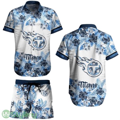 Tennessee Titans NFL 3D All Printed Aloha Hawaiian Shirt Graphic Flower Tropical Pattern Summer Shirt Style New Gift Best Fans