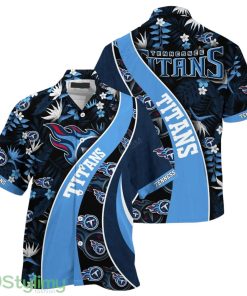 Tennessee Titans NFL 3D Printed Hawaiian Shirt With Tropical Pattern Men Women Product Photo 1