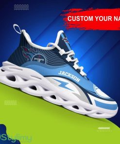Tennessee Titans NFL Max Soul Shoes Custom Name National Football LeagueGifts NFL Fans Product Photo 1