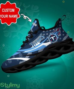 Tennessee Titans NFL Max Soul Shoes Custom Name Sneakers Hot Trending Running Sneakers Product Photo 1