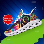 Tennessee Titans NFL Max Soul Shoes Custom Name Tie Dye Running Sneakers Product Photo 3